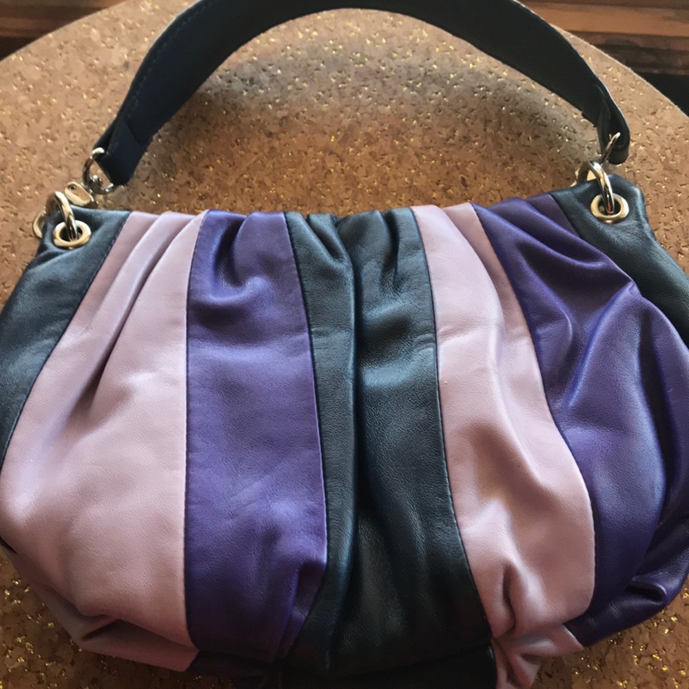 VTG 90’s The Limited purple faux leather purse